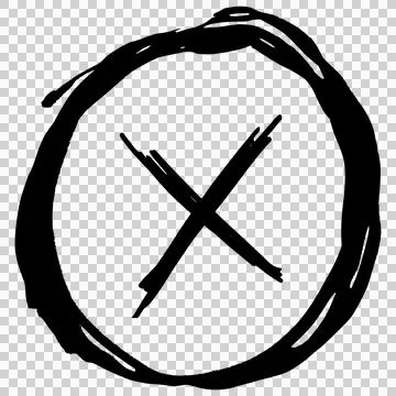 Cross mark 스톡 일러스트