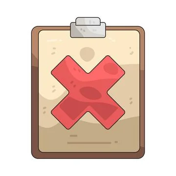 Cross Mark illustration Stock Illustration