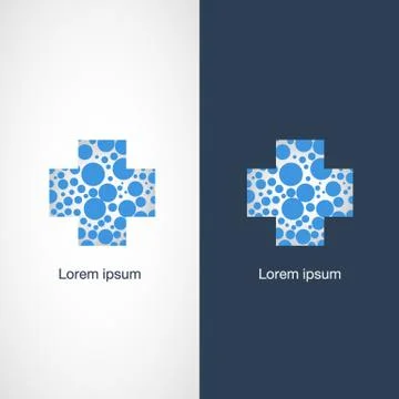 Cross medical icon vector Stock Illustration