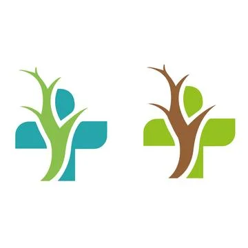 Cross Medical Logo template vector illustration design Stock Illustration