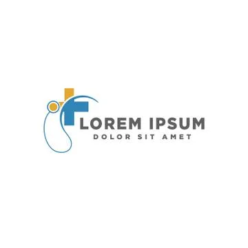 Cross medicine logo template, vector illustration or icon elements イラスト素材