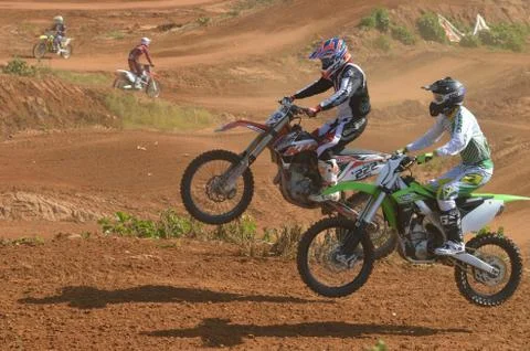 Cross Motorcycle Foto stock