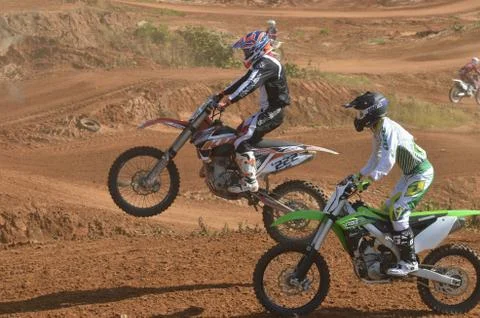 Cross Motorcycle Foto stock