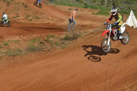 Cross Motorcycle Stock Photos