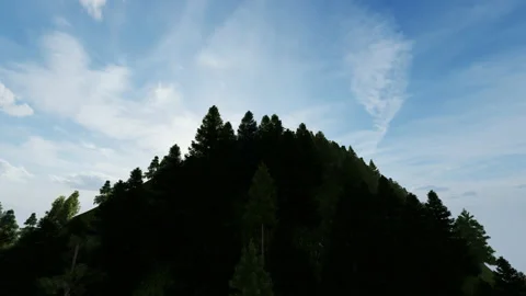 Cross on a mountain, daytime, camera rising, 4K Video stock 220325564