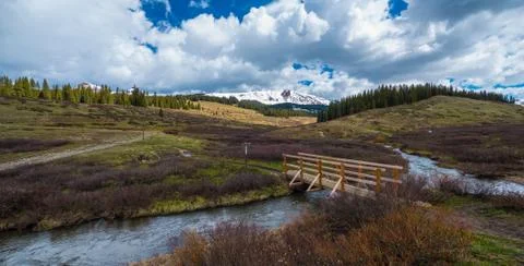 Cross Mountain Lizard Head Peak Colorado Rocky Mountains Landscape Stock Photos