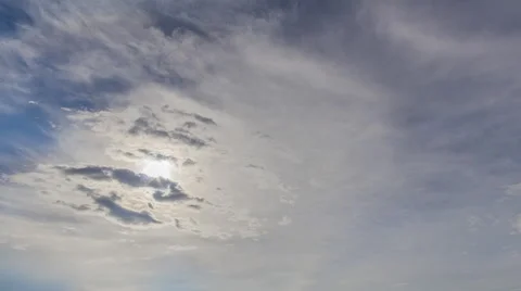 Cross moving clouds Stock Footage 47339457