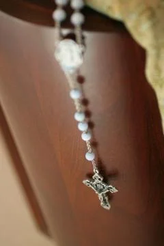 Cross necklace Stock Photos
