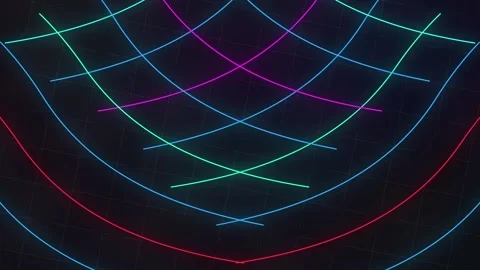 Cross neon light animation with dark background Stock Footage 164621415