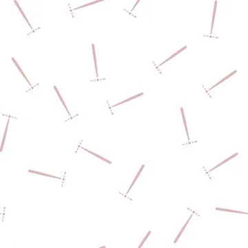 Cross peen pin hammer tool glyph seamless pattern Stock Illustration