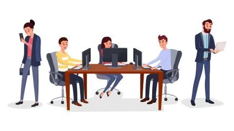 Cross platform development vector illustration Stock Illustration