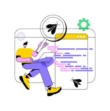 Cross-platform testing abstract concept vector illustration. イラスト素材