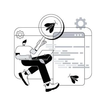 Cross-platform testing abstract concept vector illustration. Stock Illustration