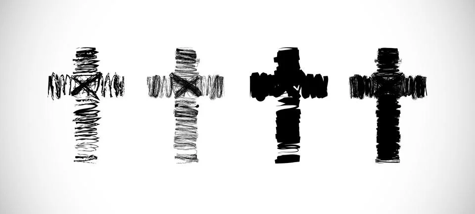 Cross prosess Stock Illustration