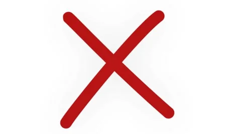 Cross Red - Frontal with Alpha Vídeo Stock 1011776