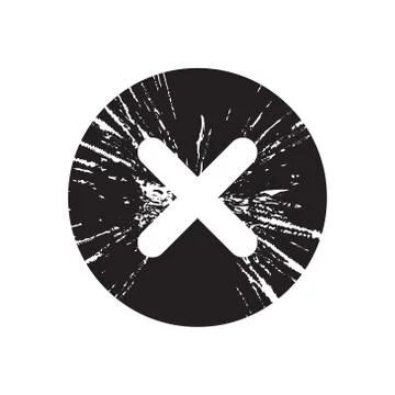 Cross red sign element Stock Illustration