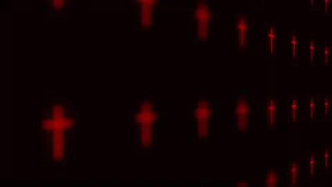 Cross Repeater Wall Scroll 02 Video stock 150185560