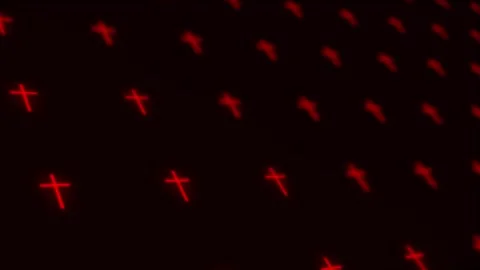 Cross Repeater Wall Scroll 05 Stock Footage 150185548