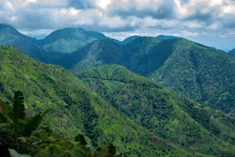 Cross River Mountains Stock Photos