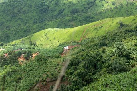Cross River Mountains Stock Photos