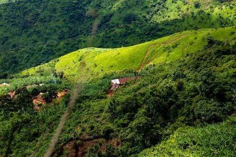 Cross River Mountains Stock Photos