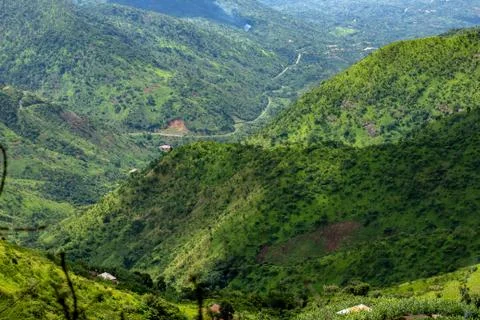 Cross River Mountains Stock Photos