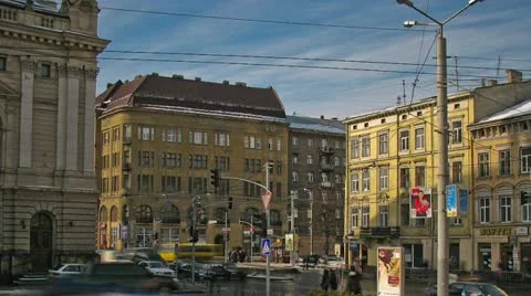 Cross road Stock Footage 10817962