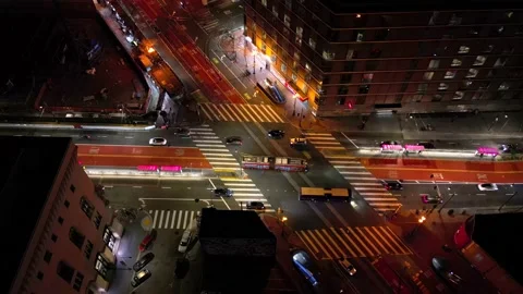 Cross Road Intersection Stock Footage 230936556