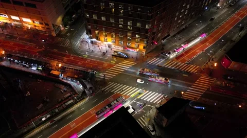 Cross Road Intersection Stock Footage 230936582