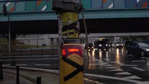 Cross road sign Stock Footage 147284231