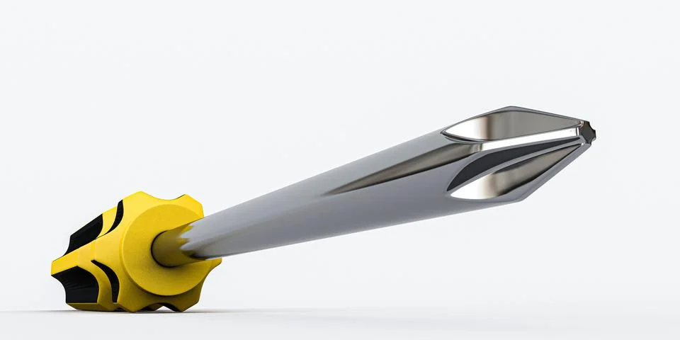 Cross screwdriver isolated on white background Stock Illustration