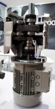 Cross Section of  industrial pump Stock Photos