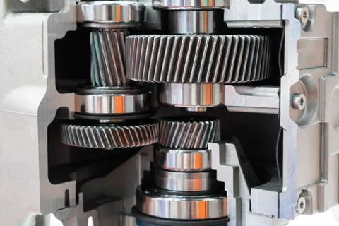 Cross Section of  industrial pump Foto stock