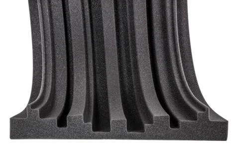 Cross section of microfiber foam wall Stock Photos