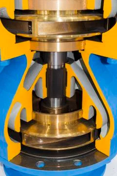 Cross Section of  pump Stock Photos