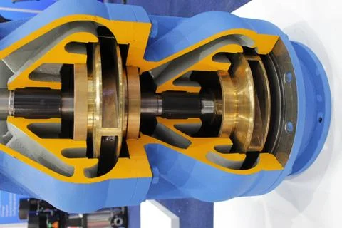 Cross Section of  pump Stock Photos