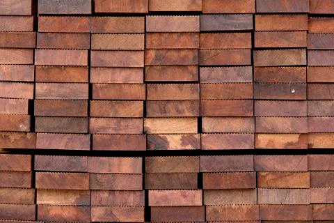 Cross section of rectangle woods Foto stock