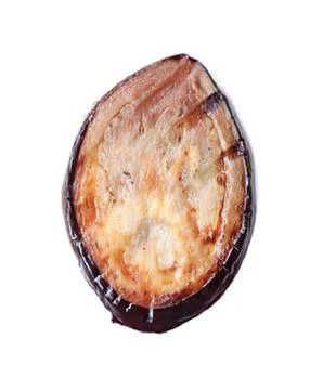 Cross section of roasted coffee bean Stock Photos