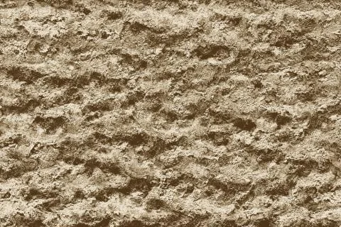 Cross section of sandy ground, slice of the earth Stock Photos