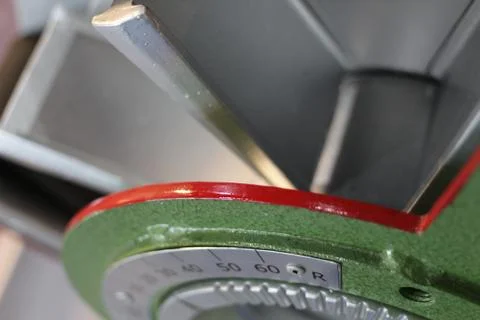 Cross Section of Shot blasting machine Stock Photos