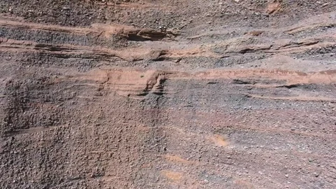 Cross section soil horizon layers reveal - Earth Layers and Soil Classification Stock Footage 339364014