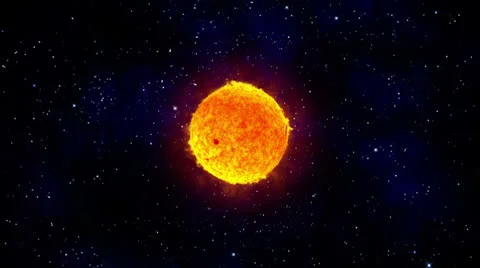 Cross-section of the Sun Video stock 24781918