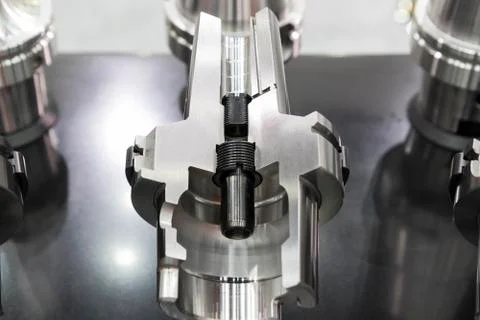 Cross Section of tool holder Stock Photos
