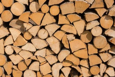 Cross section of tree trunks background. Decoration of cutting tree. Cutting Stock Photos