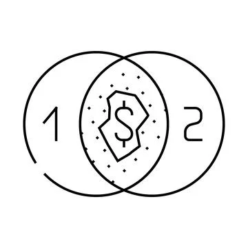 Cross-sectional analysis line icon vector illustration Illustration