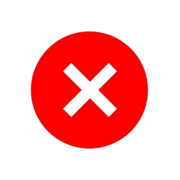 Cross sign element simple Stock Illustration