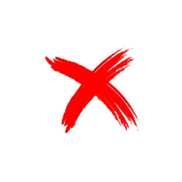 Cross sign grunge element Stock Illustration