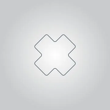 Cross sign 스톡 일러스트