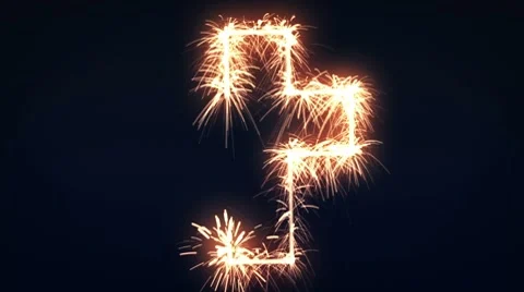 Cross Sign Sparkler 스톡 동영상 8915821