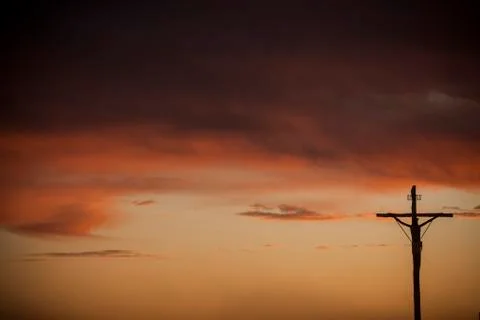 Cross in the sky Stock Photos